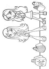 bratz coloring pages - page 39