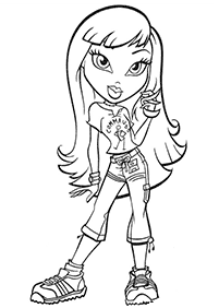 bratz coloring pages - page 40