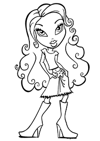 bratz coloring pages - page 42