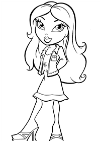 bratz coloring pages - page 43