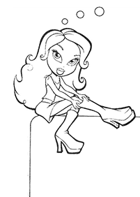 bratz coloring pages - page 46