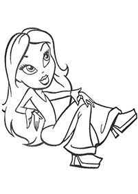 bratz coloring pages - page 48