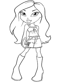 bratz coloring pages - page 5