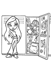 bratz coloring pages - page 50