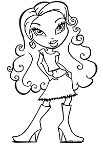 bratz coloring pages - page 51