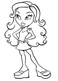 bratz coloring pages - page 54