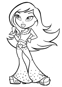 bratz coloring pages - page 57