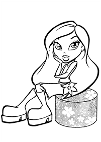 bratz coloring pages - page 59