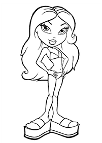 bratz coloring pages - page 69