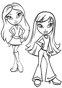 bratz coloring pages - page 70