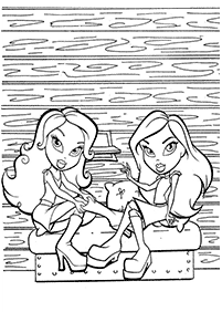 bratz coloring pages - page 74