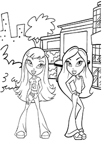 bratz coloring pages - page 75