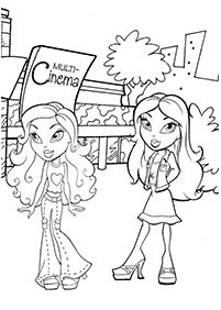 bratz coloring pages - page 76