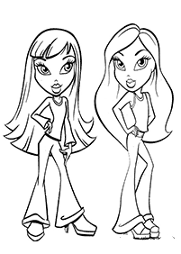 bratz coloring pages - page 77