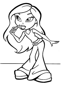 bratz coloring pages - page 79