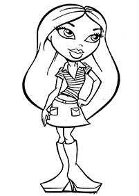 bratz coloring pages - page 80