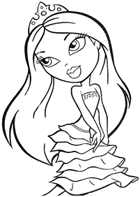 bratz coloring pages - page 9