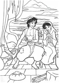 aladdin coloring pages - page 81