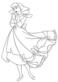 cinderella coloring pages - page 12