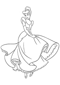 cinderella coloring pages - page 15