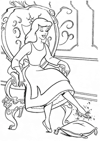 cinderella coloring pages - page 16