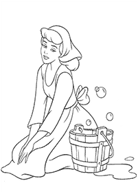 cinderella coloring pages - page 17