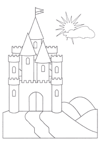 cinderella coloring pages - page 3