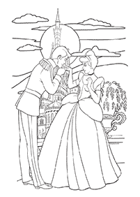 cinderella coloring pages - page 32