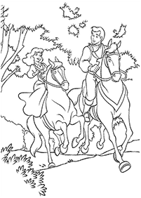 cinderella coloring pages - page 33