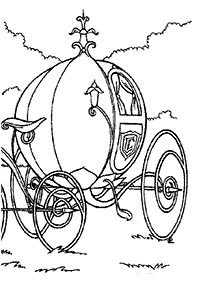 cinderella coloring pages - page 4