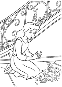 cinderella coloring pages - page 41