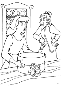 cinderella coloring pages - page 43