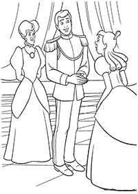 cinderella coloring pages - page 45