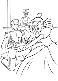 cinderella coloring pages - page 46