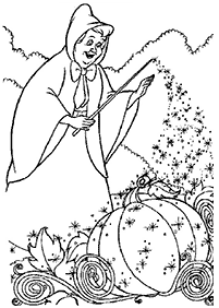 cinderella coloring pages - page 5