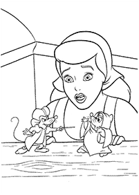 cinderella coloring pages - page 50