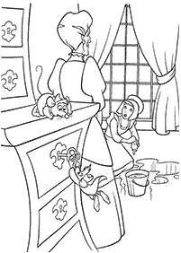 cinderella coloring pages - page 57