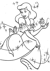 cinderella coloring pages - page 64