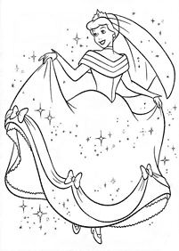 cinderella coloring pages - page 71