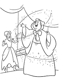 cinderella coloring pages - page 75