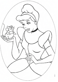 cinderella coloring pages - page 81