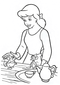 cinderella coloring pages - page 91