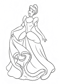 cinderella coloring pages - page 93