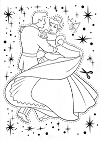 cinderella coloring pages - page 94