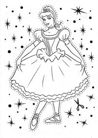 cinderella coloring pages - page 95