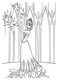 elsa coloring pages - page 14