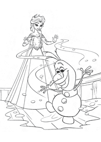 elsa coloring pages - page 15