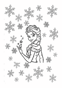 elsa coloring pages - page 17