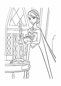 elsa coloring pages - page 18