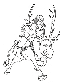 frozen coloring pages - page 52